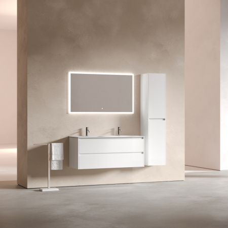 Тумба под раковину Sancos Libra LB120-2W 120х50 подвесная цвет белый